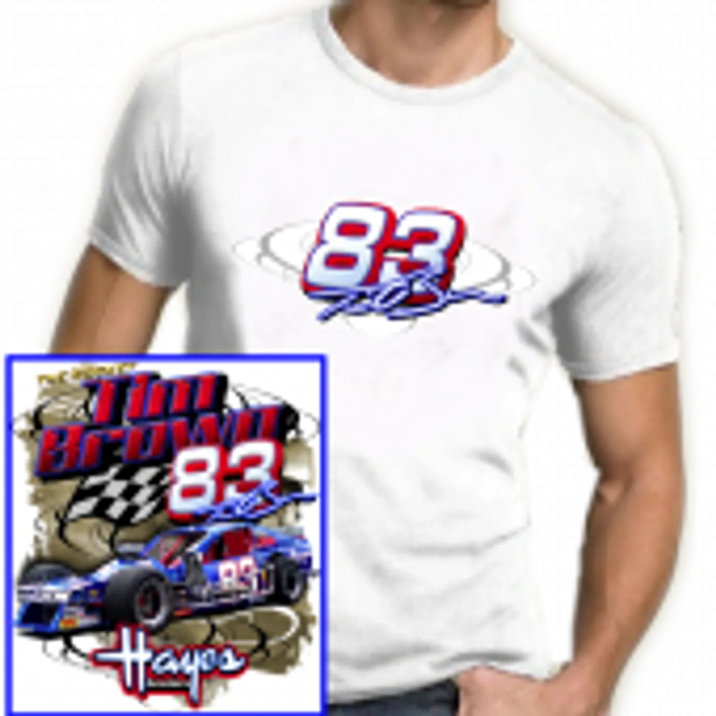 Tim Brown White Tee