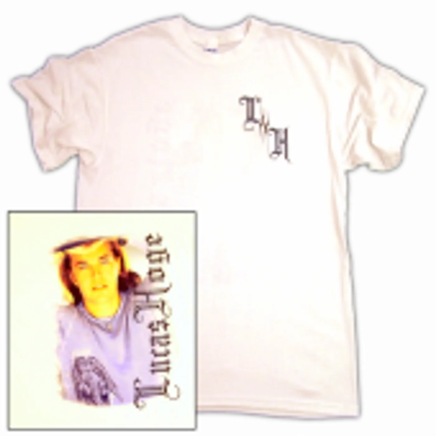 Lucas Hoge White Left Chest Tee