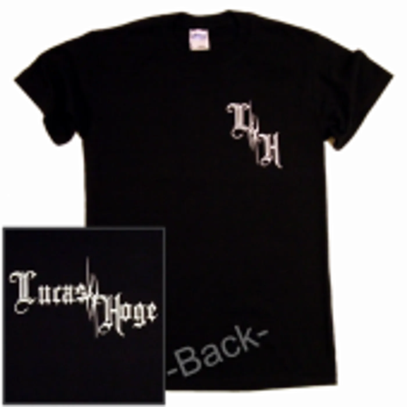 Lucas Hoge Black Left Chest Tee