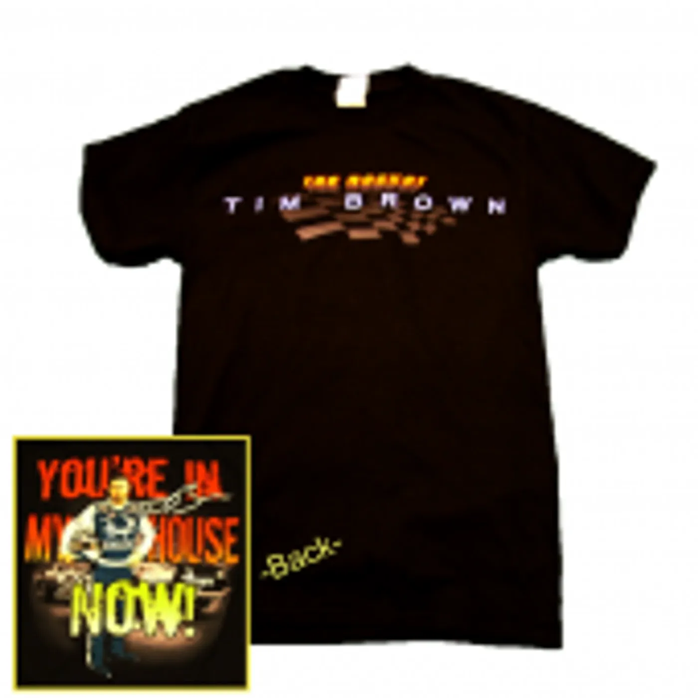 Tim Brown Black Tee- My House