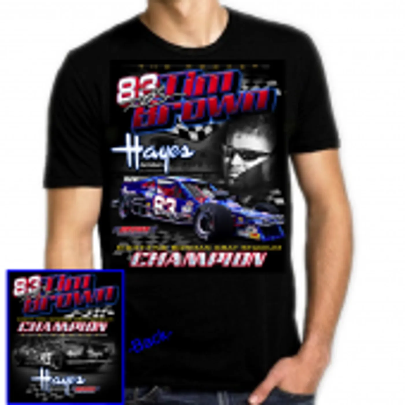 Tim Brown Black Tee