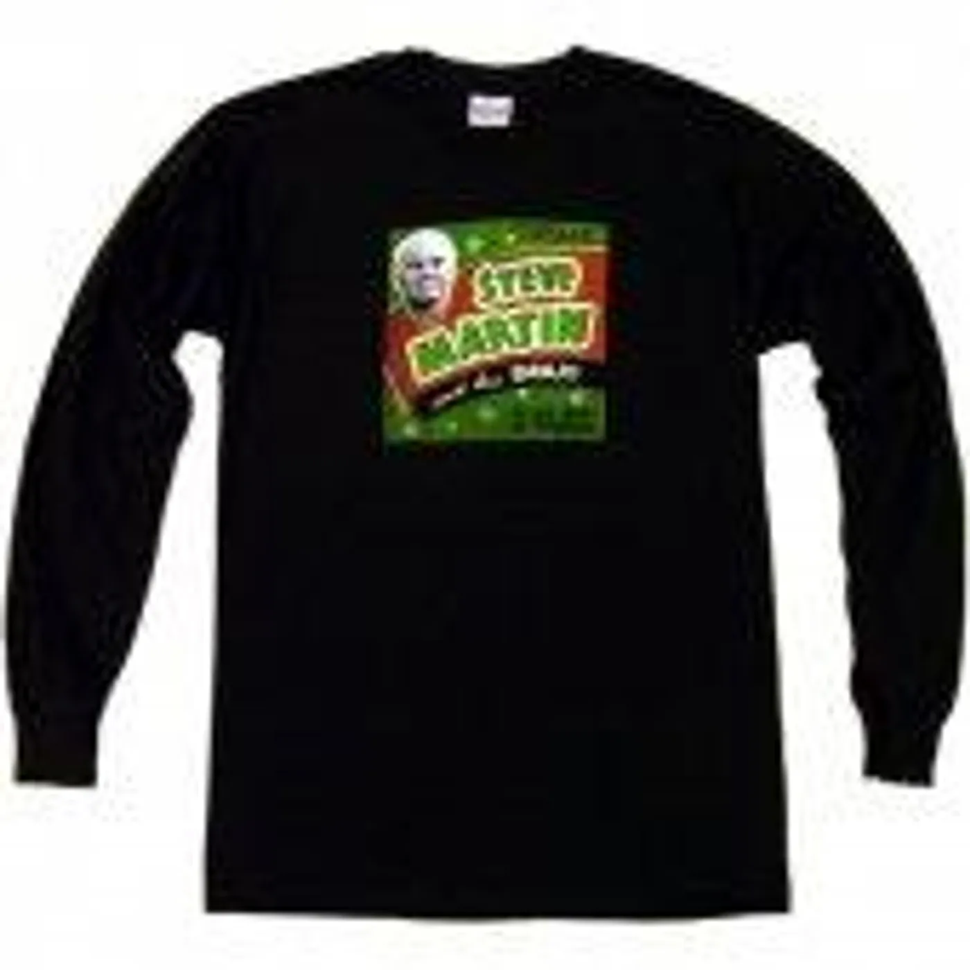 Steve Martin Long Sleeve Black Tee