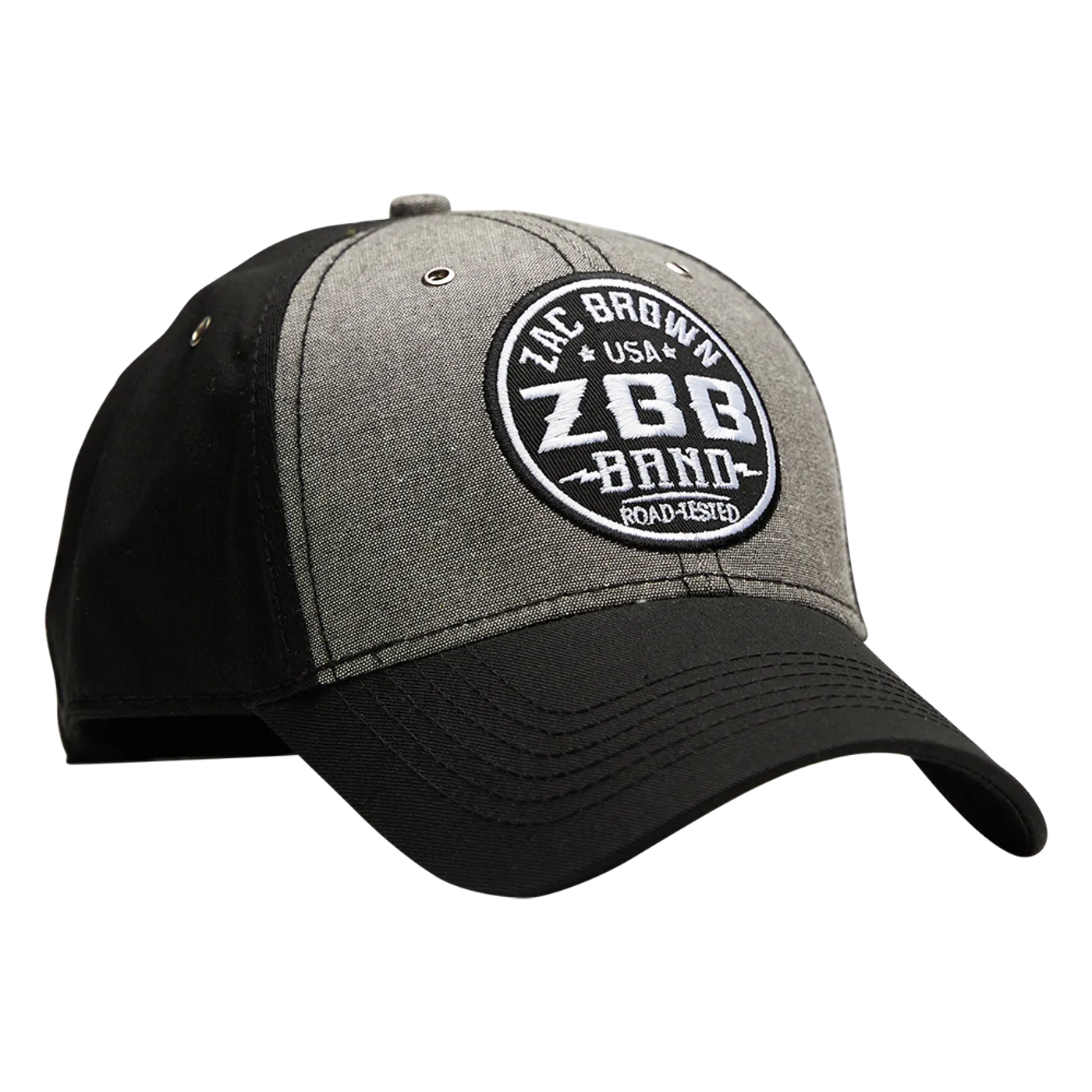 Zac Brown Band Road-Tested Patch Hat - Light Grey