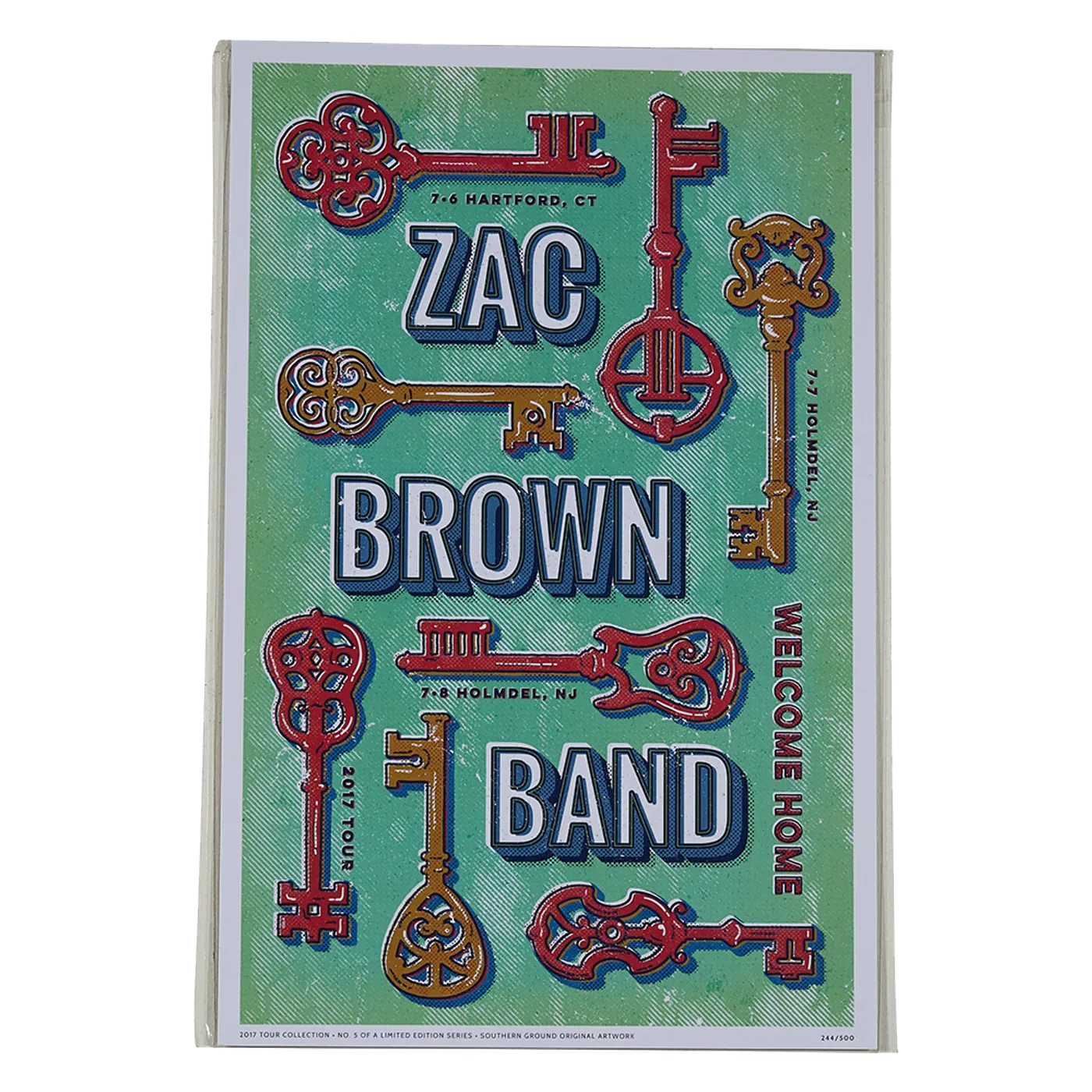 Zac Brown Band 2017 Tour Print # 5