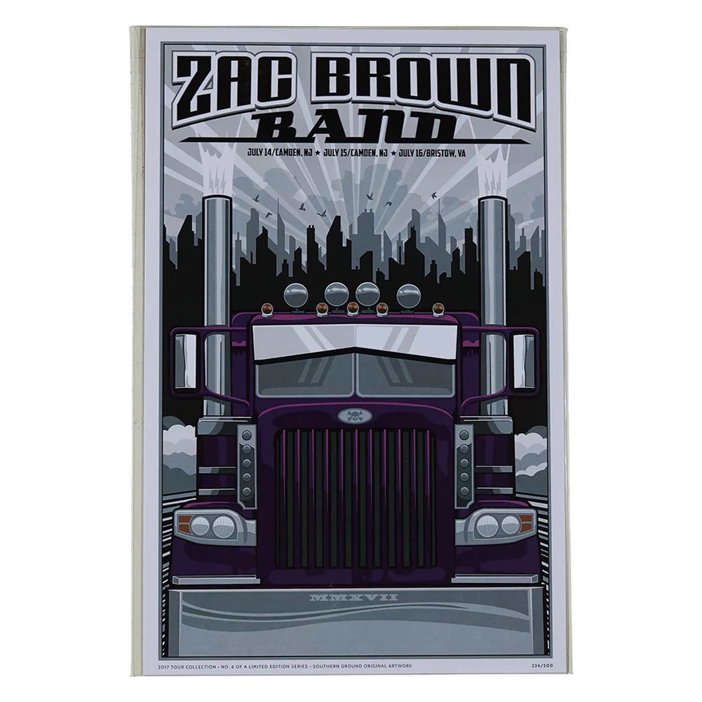 Zac Brown Band 2017 Tour Print # 6