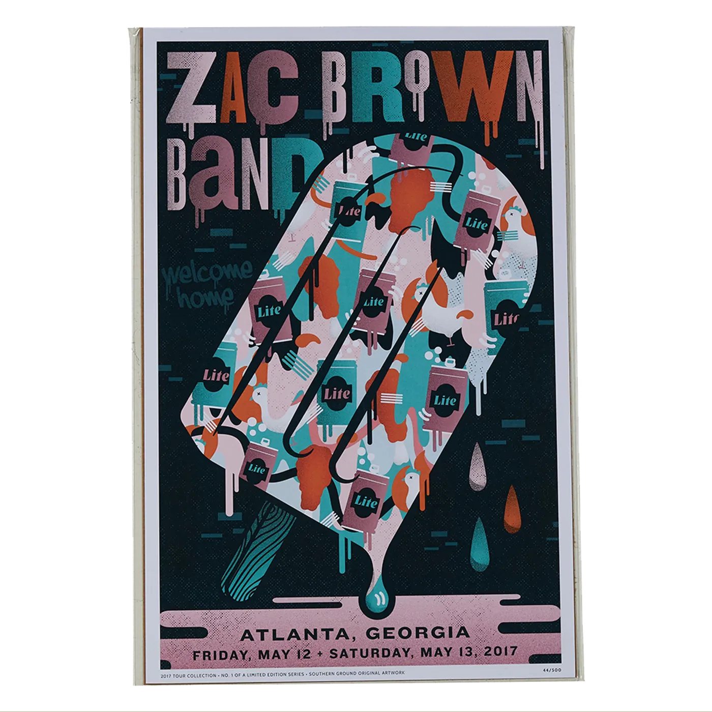 Zac Brown Band 2017 Tour Print # 1