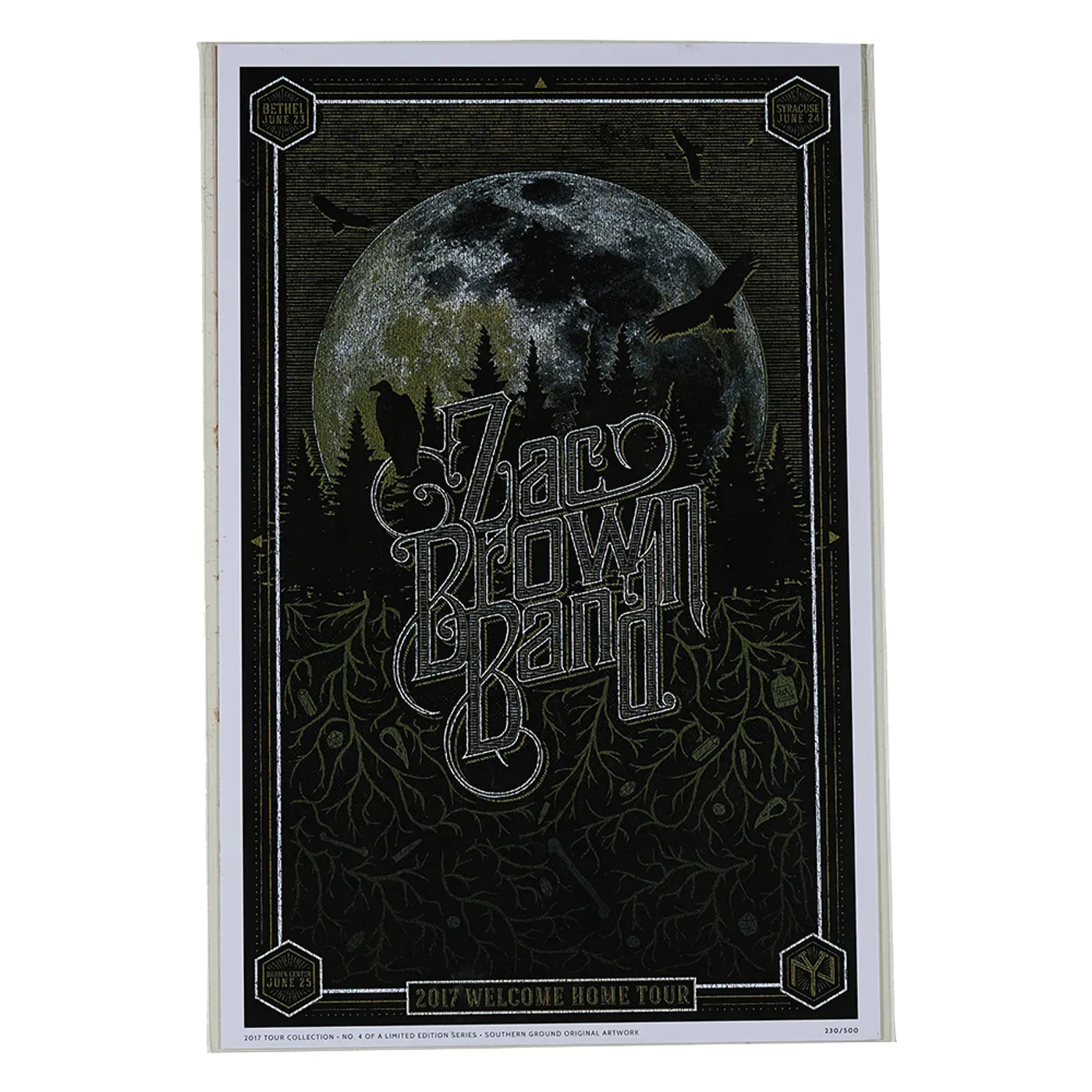 Zac Brown Band 2017 Tour Print # 4