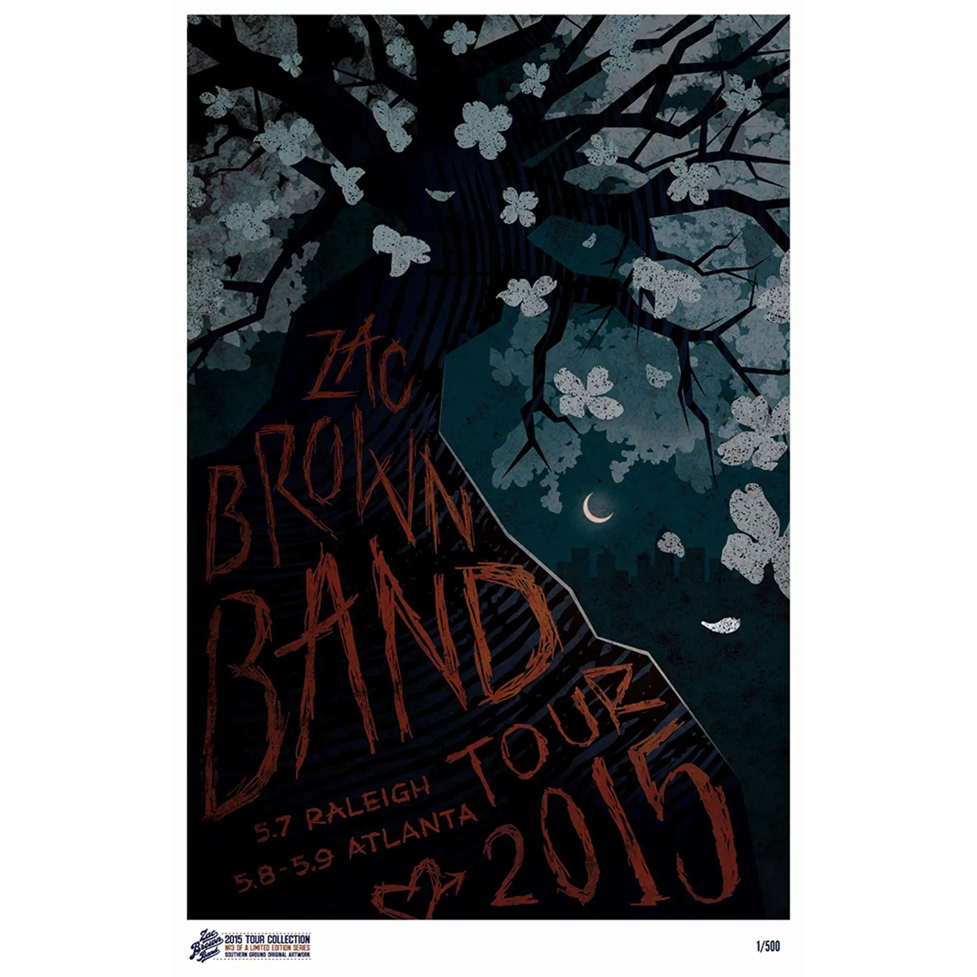 Zac Brown Band 2015 Tour Print # 3