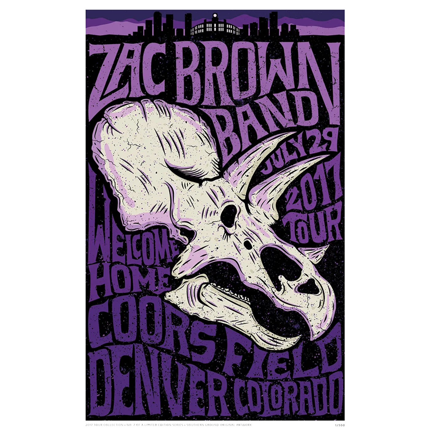 Zac Brown Band 2017 Tour Print # 7