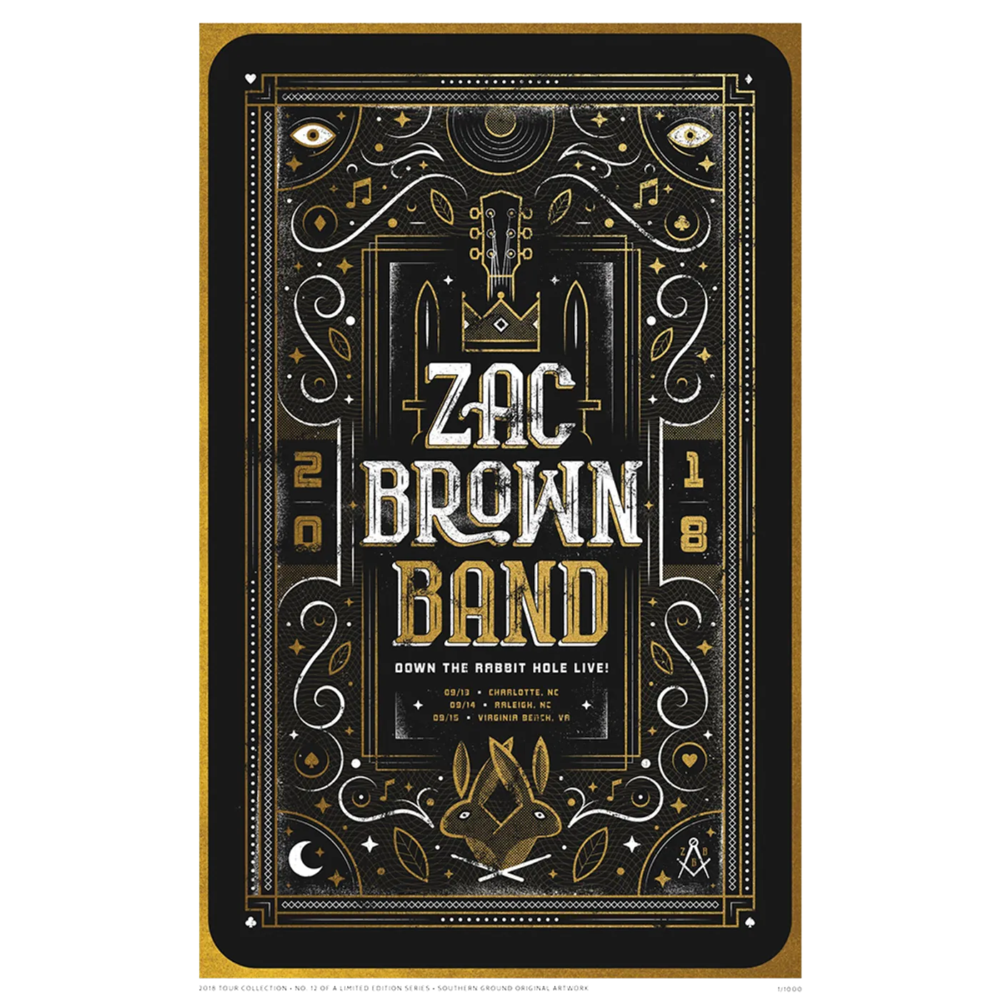 Zac Brown Band 2018 Tour Print # 12