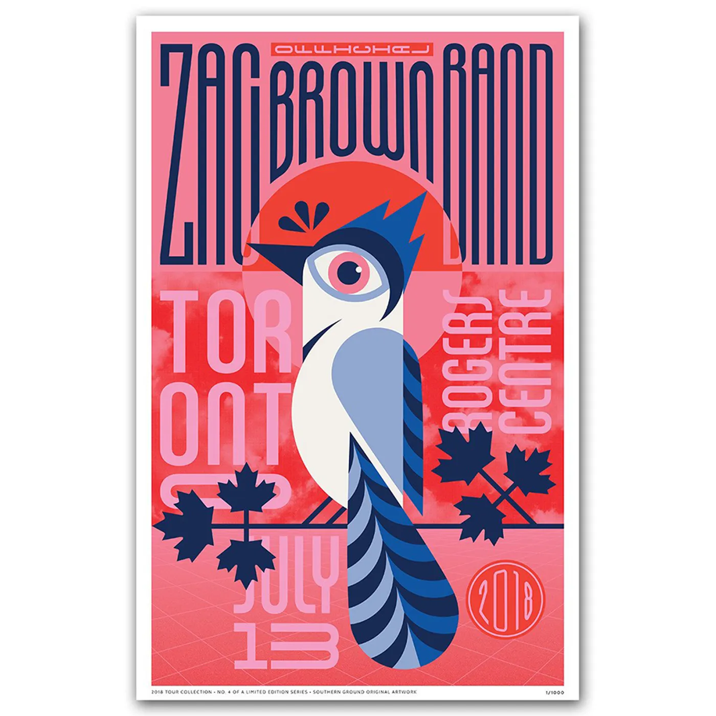 Zac Brown Band 2018 Tour Print # 4