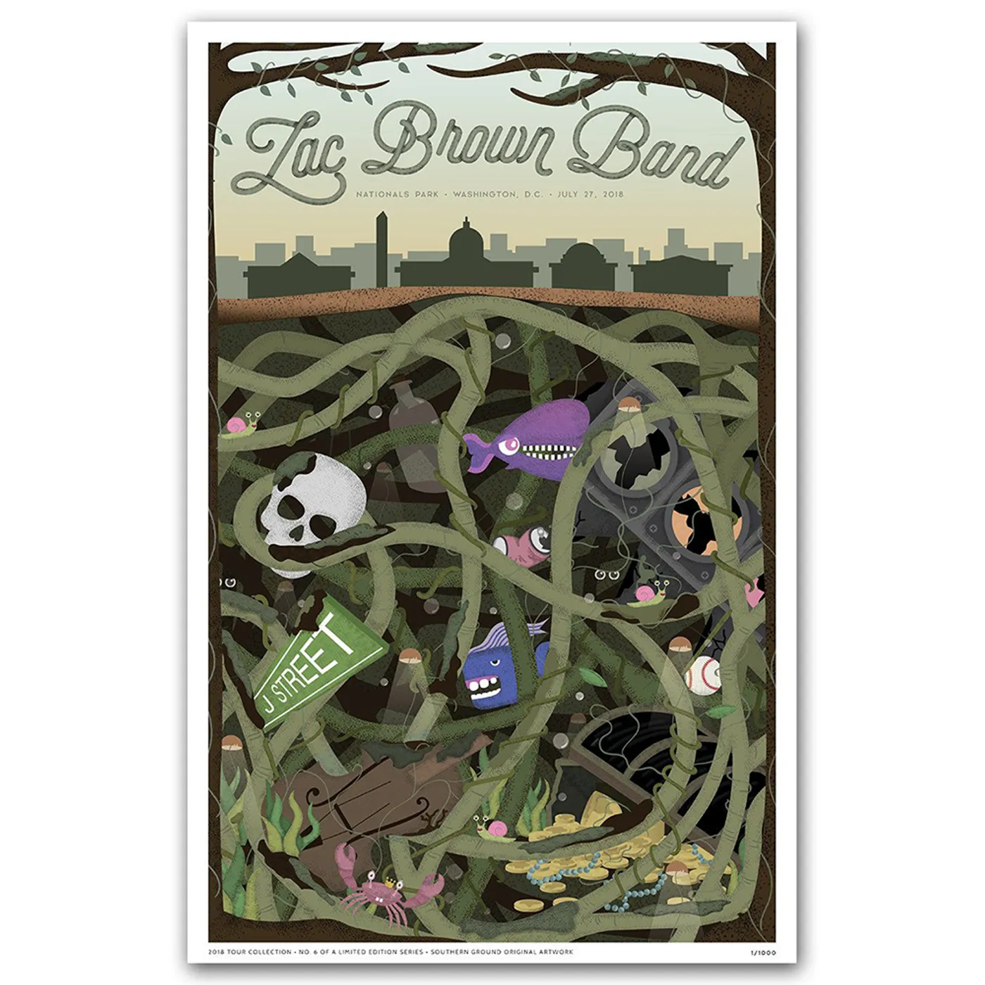 Zac Brown Band 2018 Tour Print # 6
