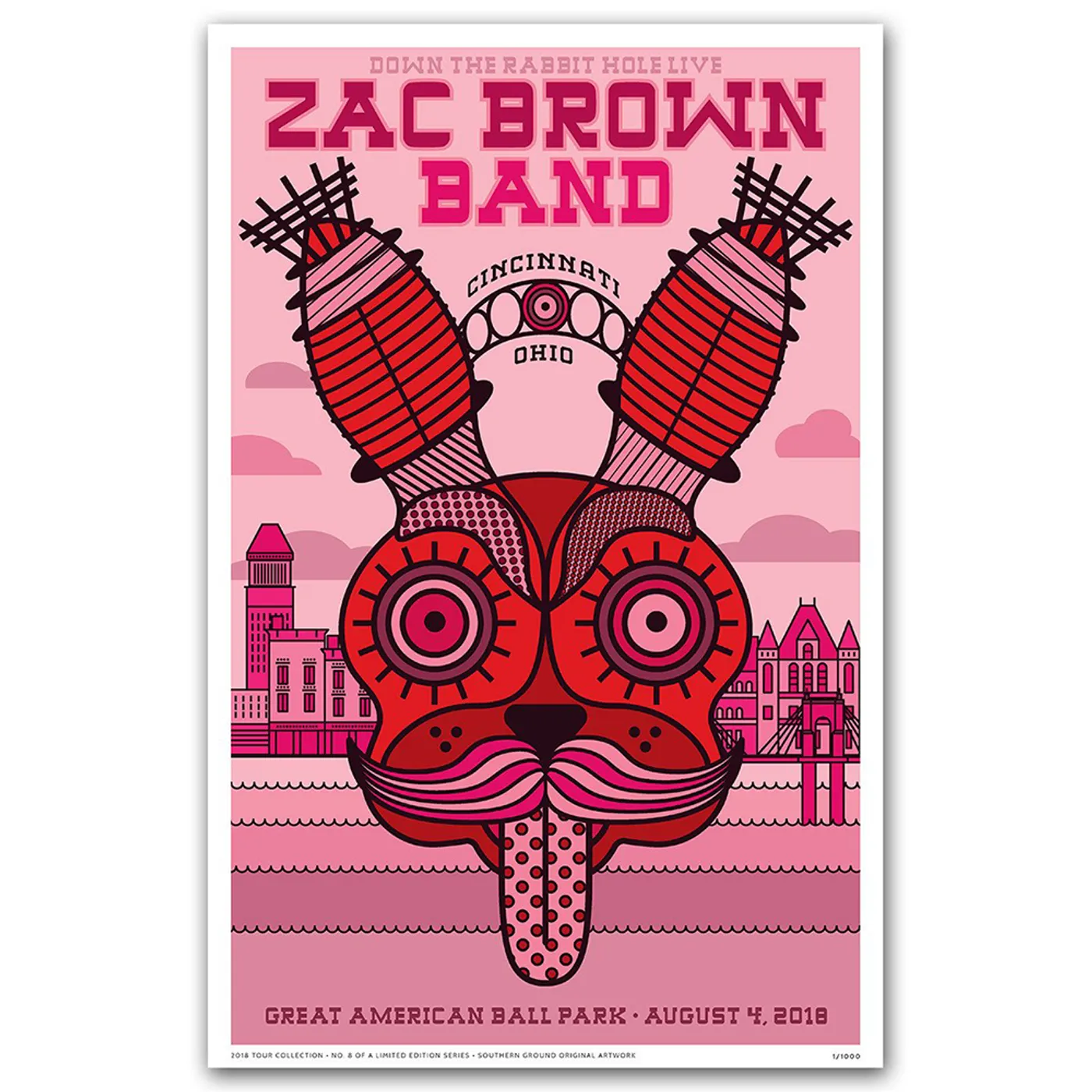 Zac Brown Band 2018 Tour Print # 8