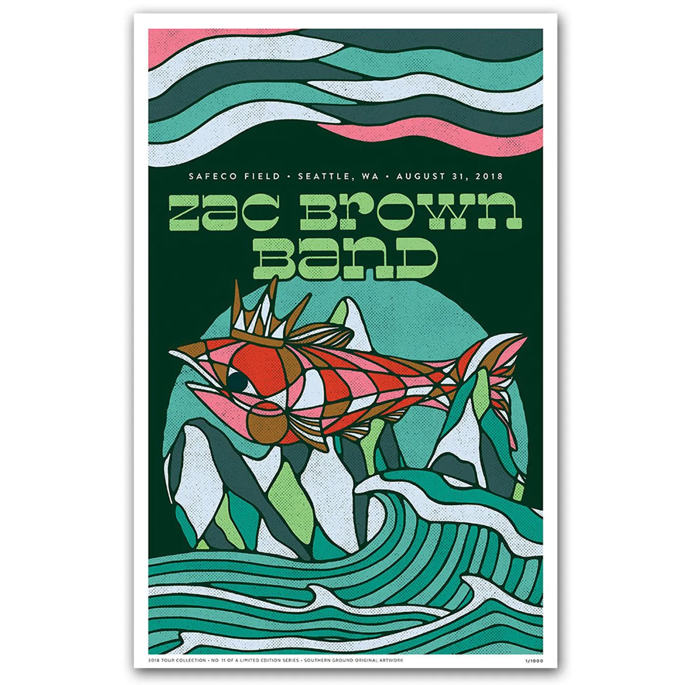 Zac Brown Band 2018 Tour Print # 11