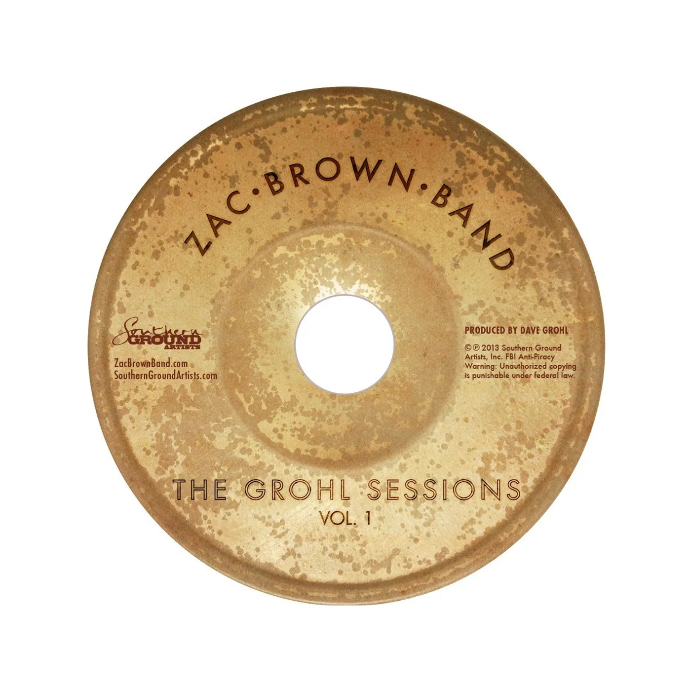Zac Brown Band The Grohl Sessions Vol. 1 CD+DVD