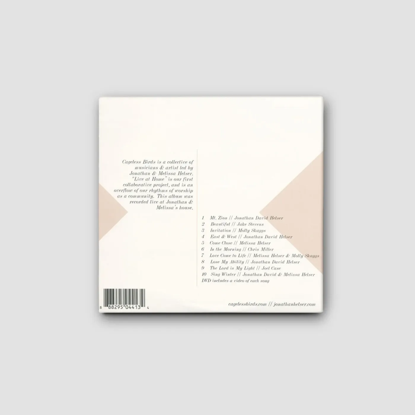 Jonathan David & Melissa Helser Live at Home - Cageless Birds - CD