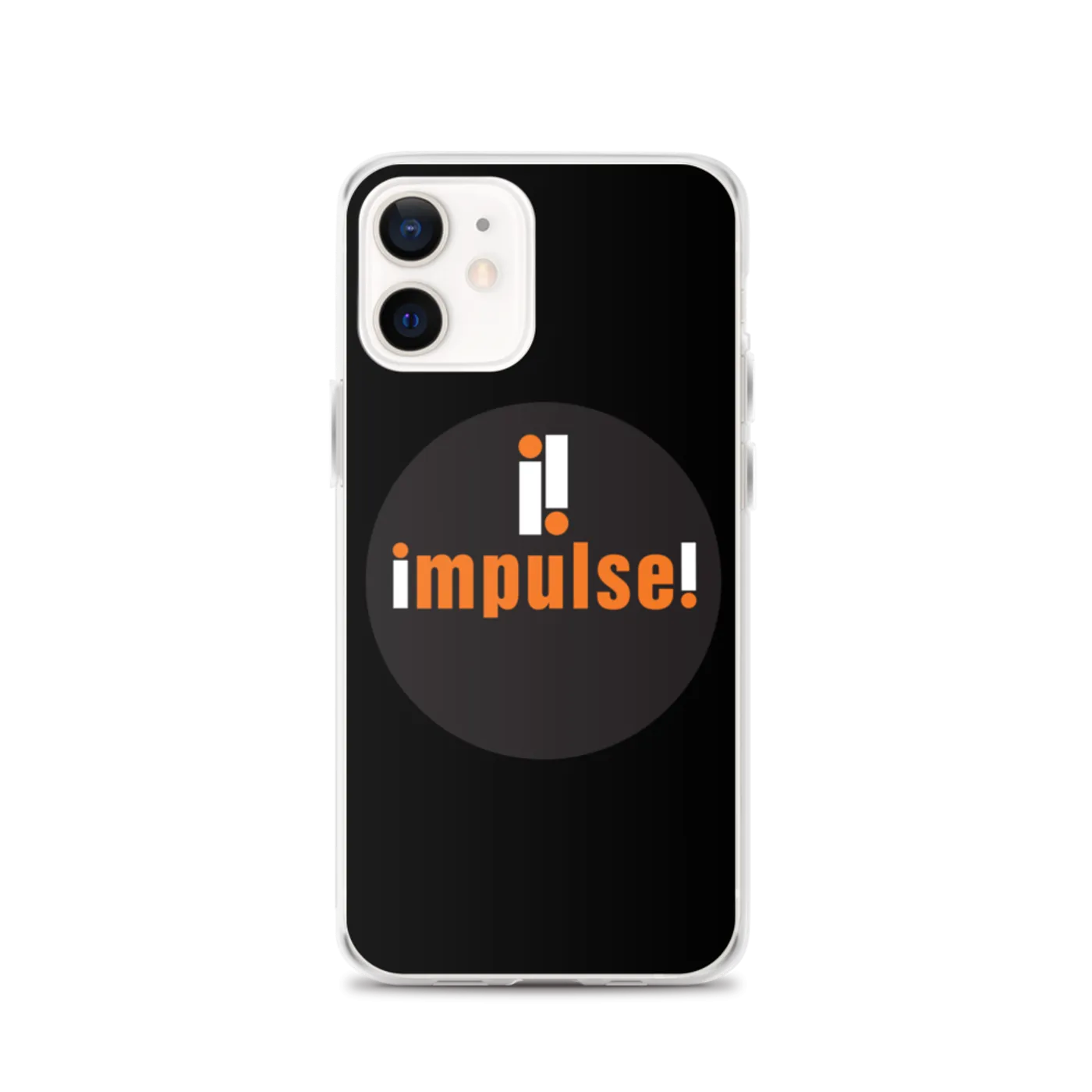 Black Impulse! Records Classic Logo iPhone 12 Case