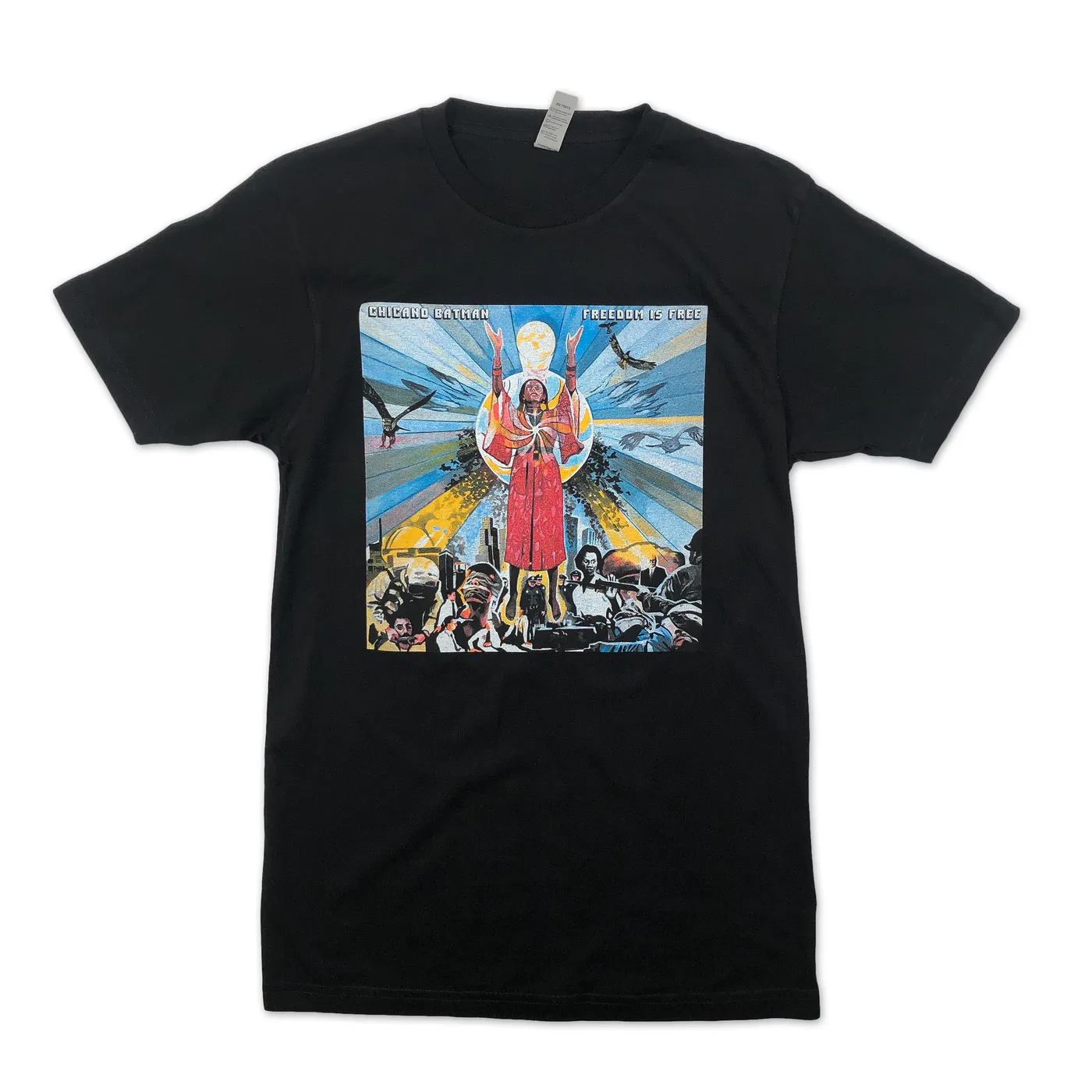 Chicano Batman Freedom Is Free Unisex T-Shirt (Black)