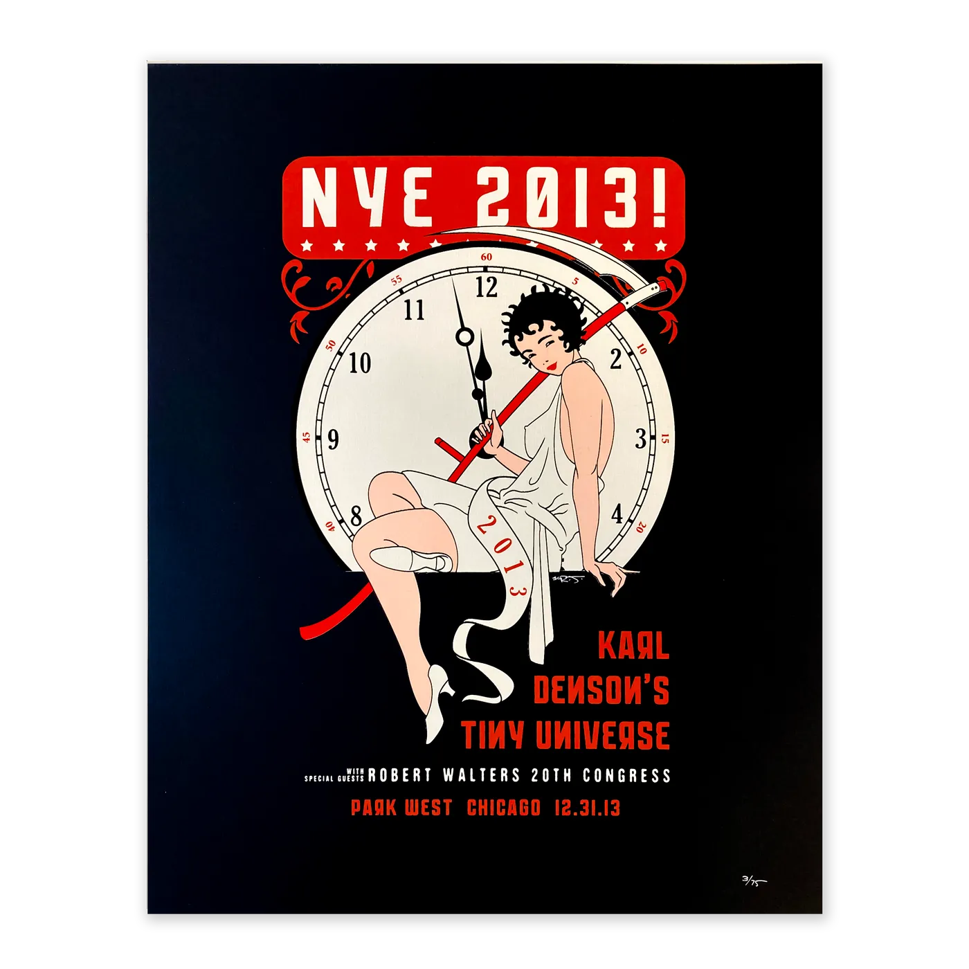 Karl Denson's Tiny Universe New Years Eve 2013 Chicago, Illinois Poster