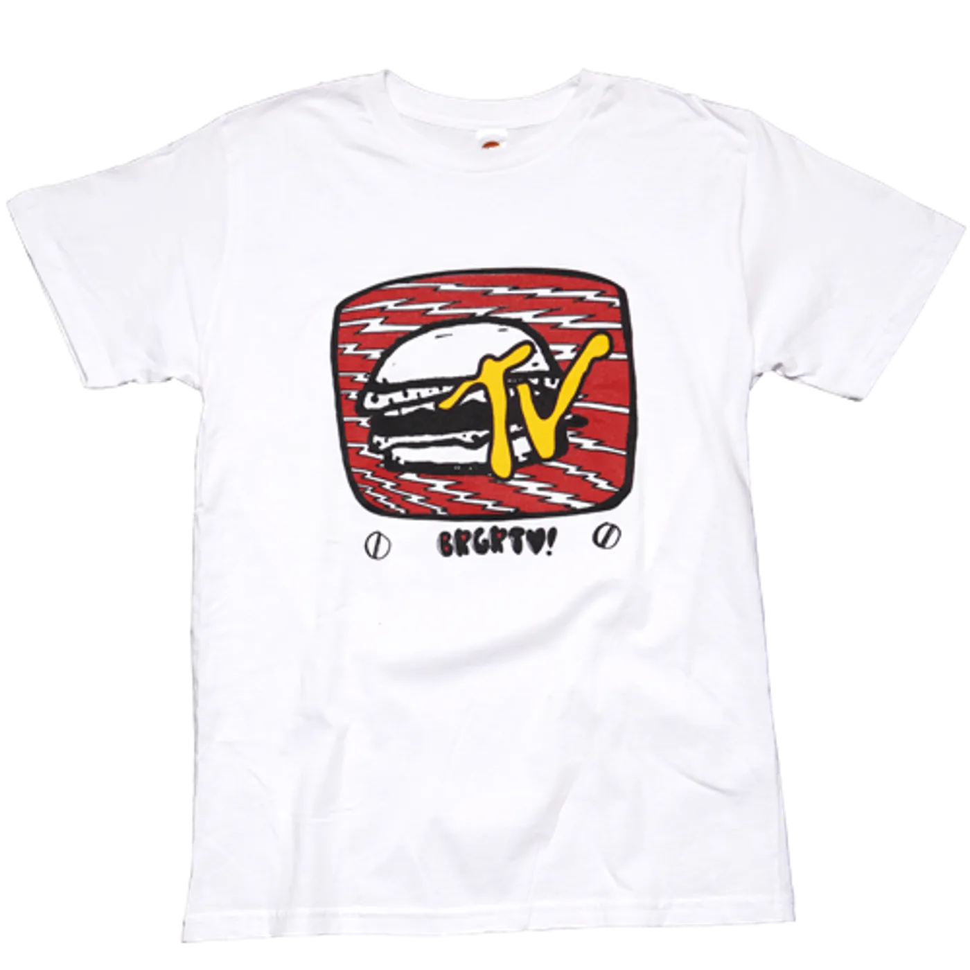 BURGER RECORDS White SS-TV Art