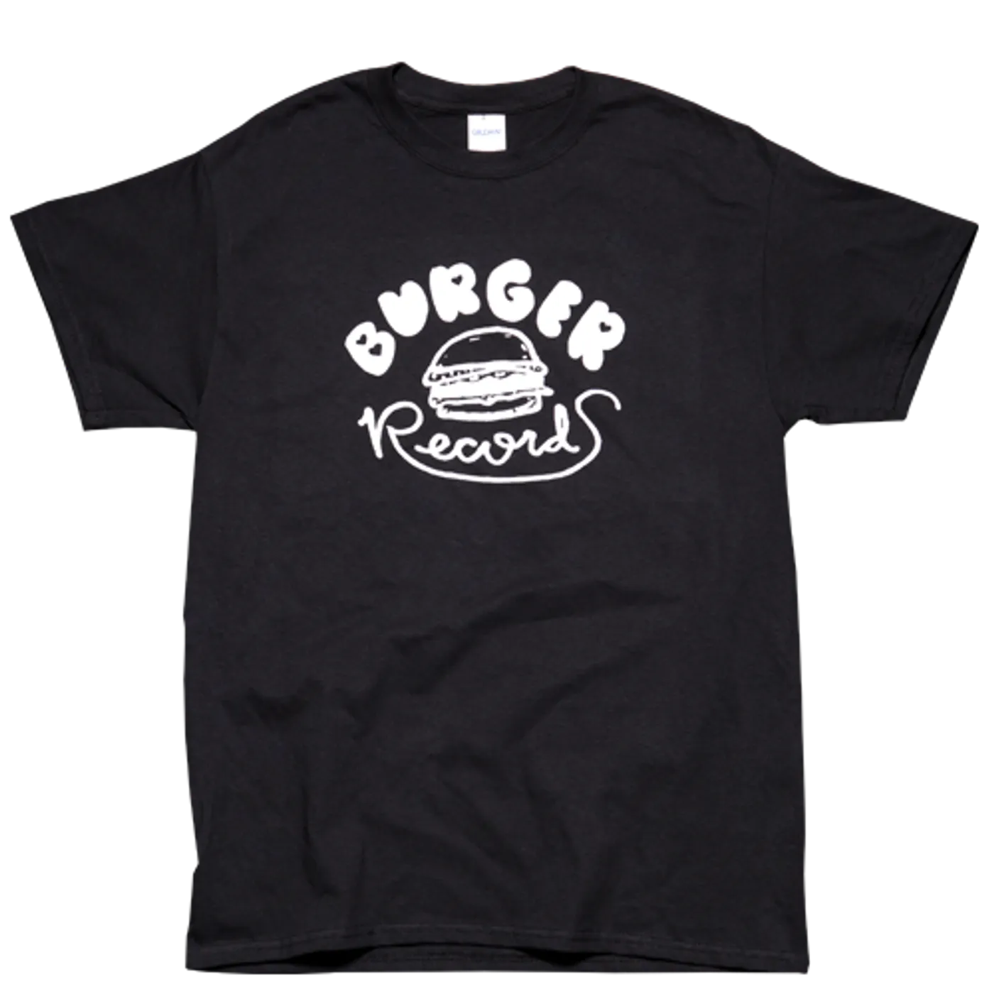 BURGER RECORDS White Logo Black SS Tee