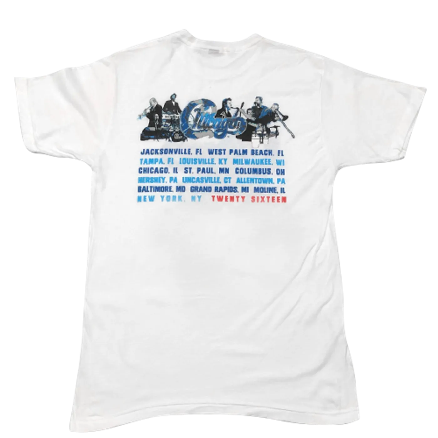Chicago White 2016 Photo Itinerary Tee