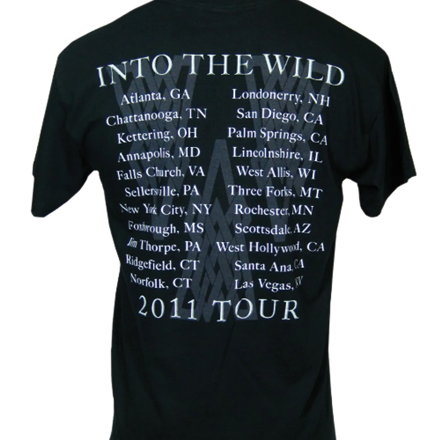 Uriah Heep "2011 Into the Wild Tour/Itinerary" T-Shirt