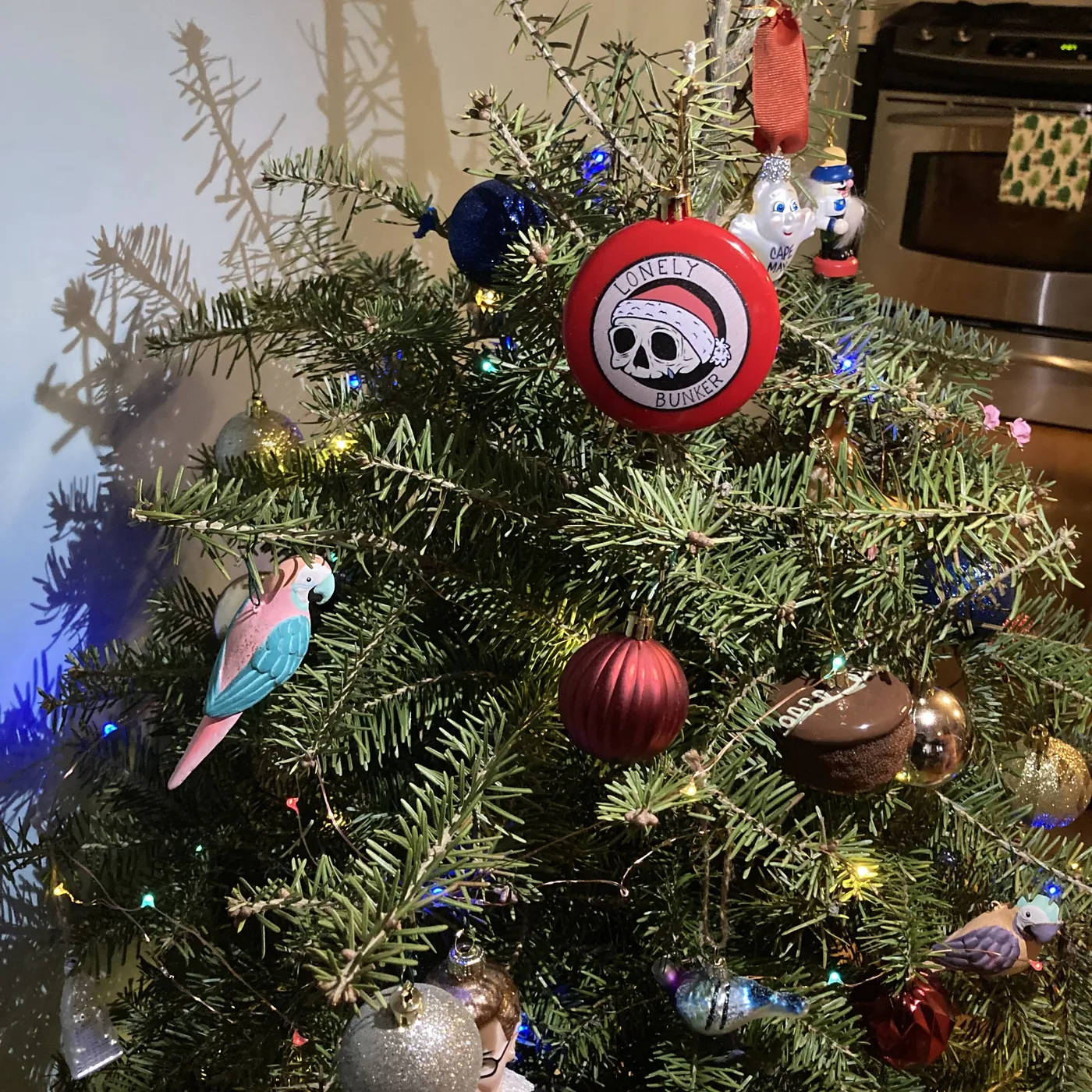 Lonely Bunker Christmas Ornament