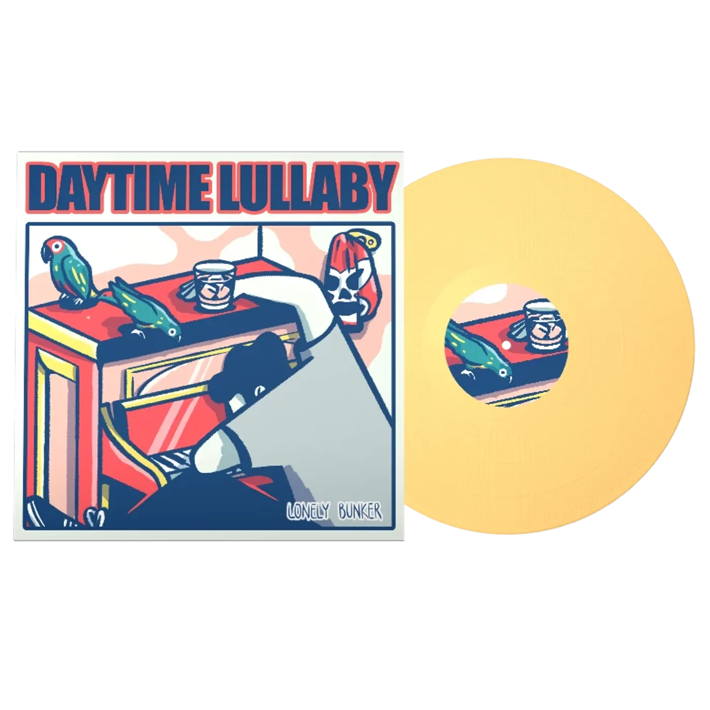 Lonely Bunker - Daytime Lullaby LP on Yellow Vinyl