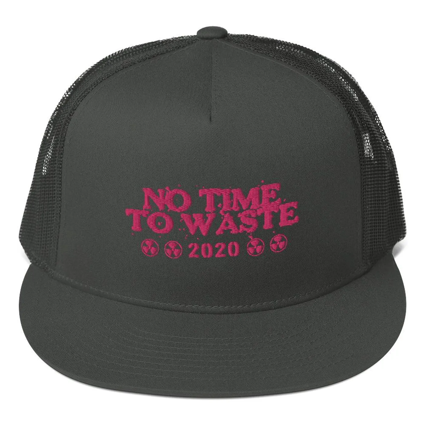 No Time To Waste Mesh Back Snapback Unisex