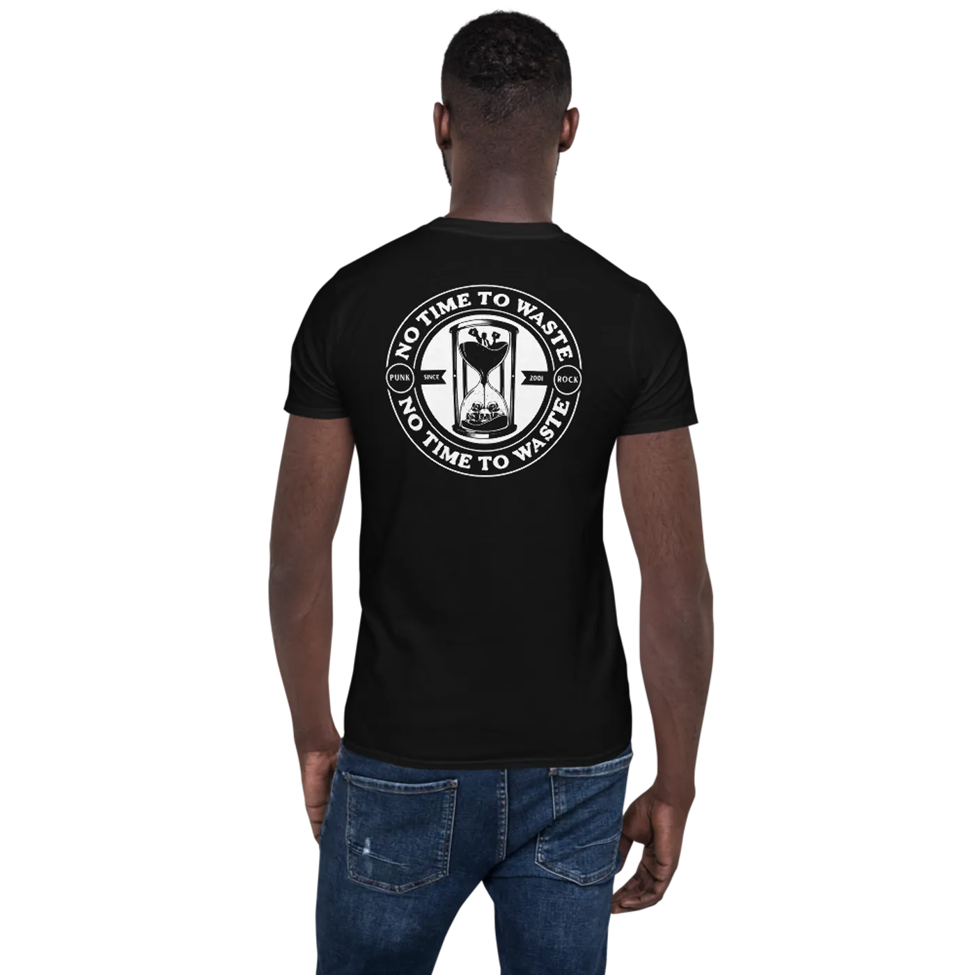 No Time To Waste N.T.T.W Front & Rear Logo Unisex Classic T-Shirt
