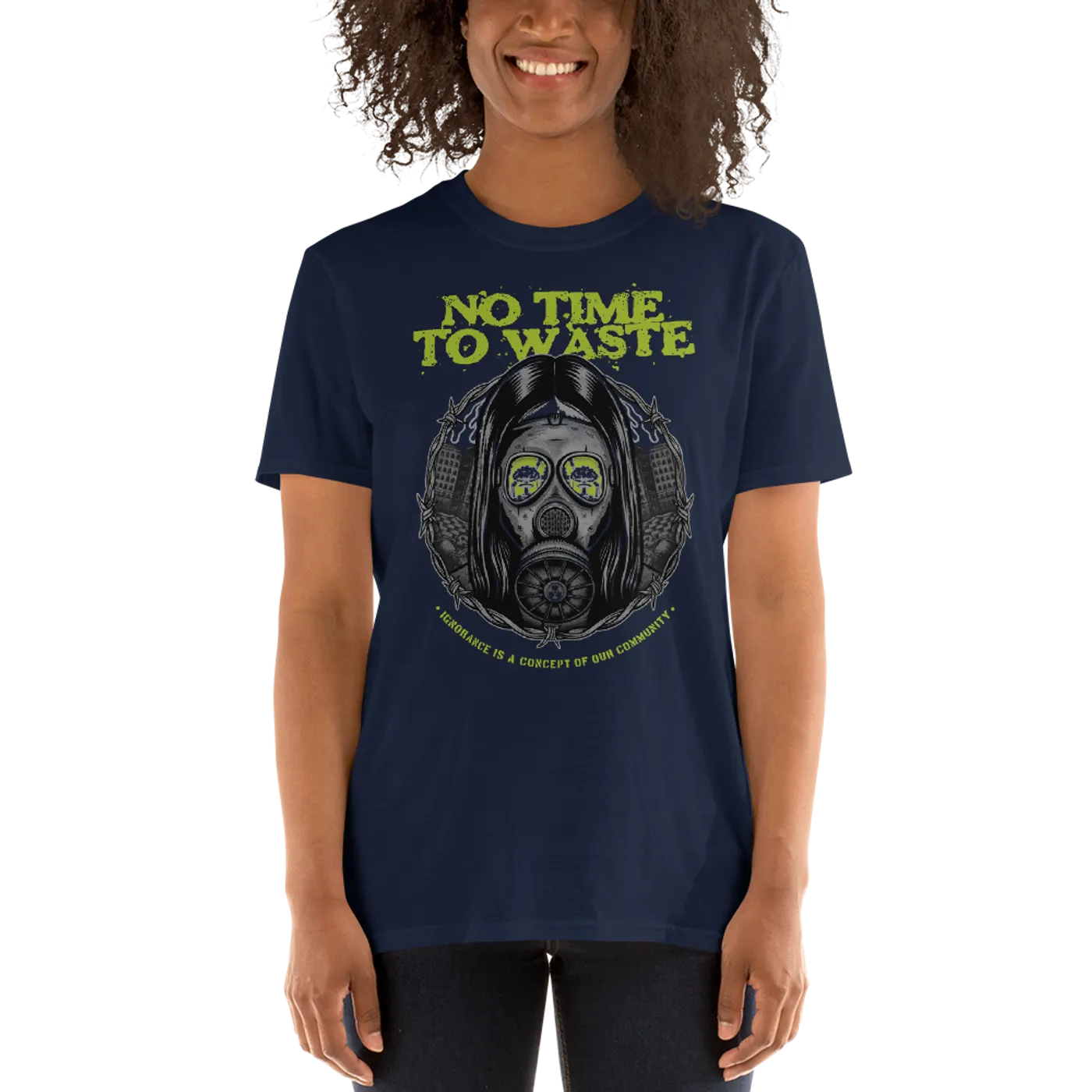 No Time To Waste N.T.T.W Green Toxic Unisex T-Shirt