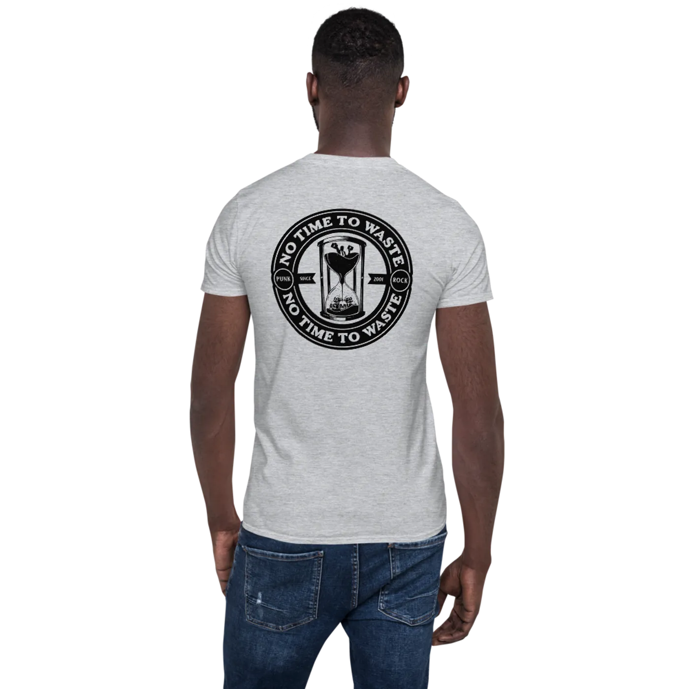 No Time To Waste N.T.T.W Front & Rear Logo Unisex Classic T-Shirt