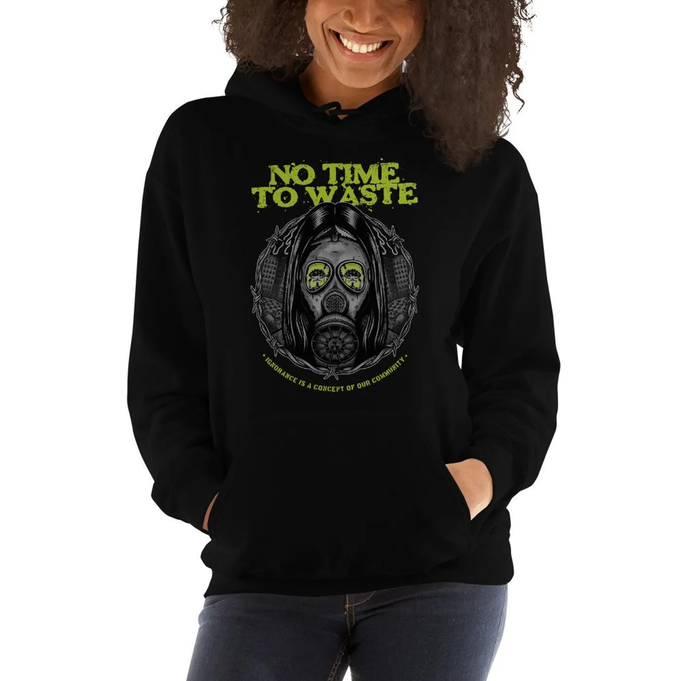 No Time To Waste N.T.T.W Toxic Unisex Hoodie