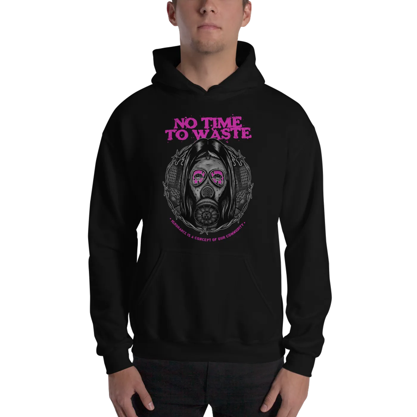 No Time To Waste N.T.T.W Toxic Unisex Hoodie