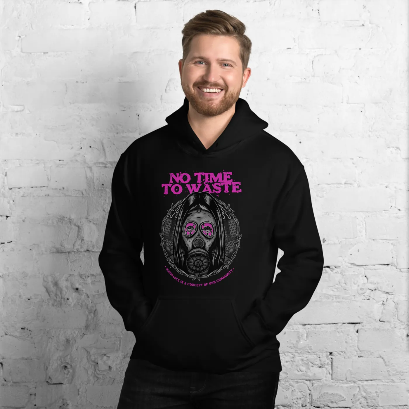 No Time To Waste N.T.T.W Toxic Unisex Hoodie