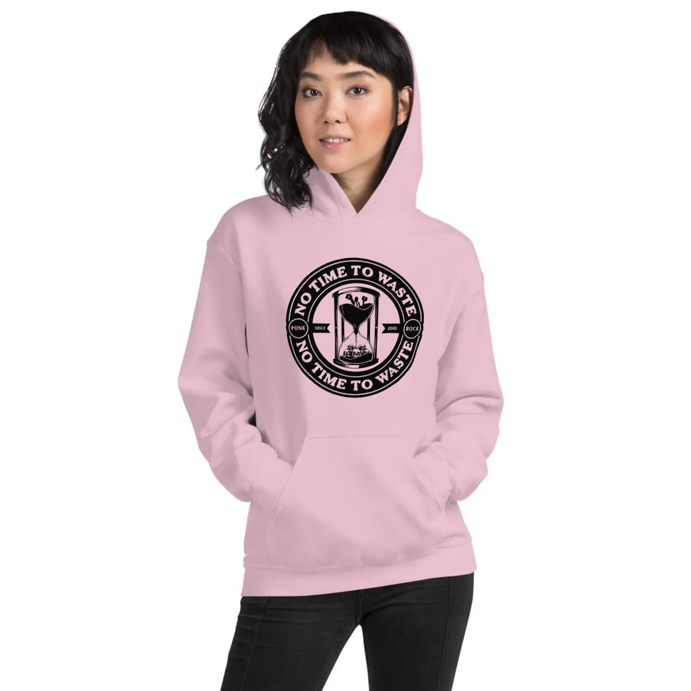 No Time To Waste N.T.T.W Logo Unisex Hoodie