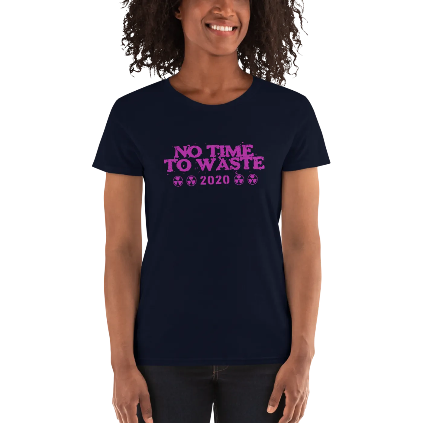 No Time To Waste N.T.T.W Toxic Front & Back Women's Short Sleeve T-Shirt