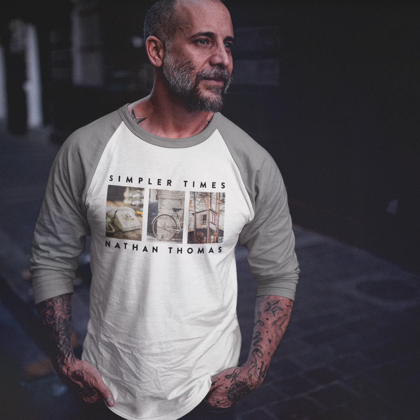 Nathan Thomas Simpler Times Ragland Baseball Tee