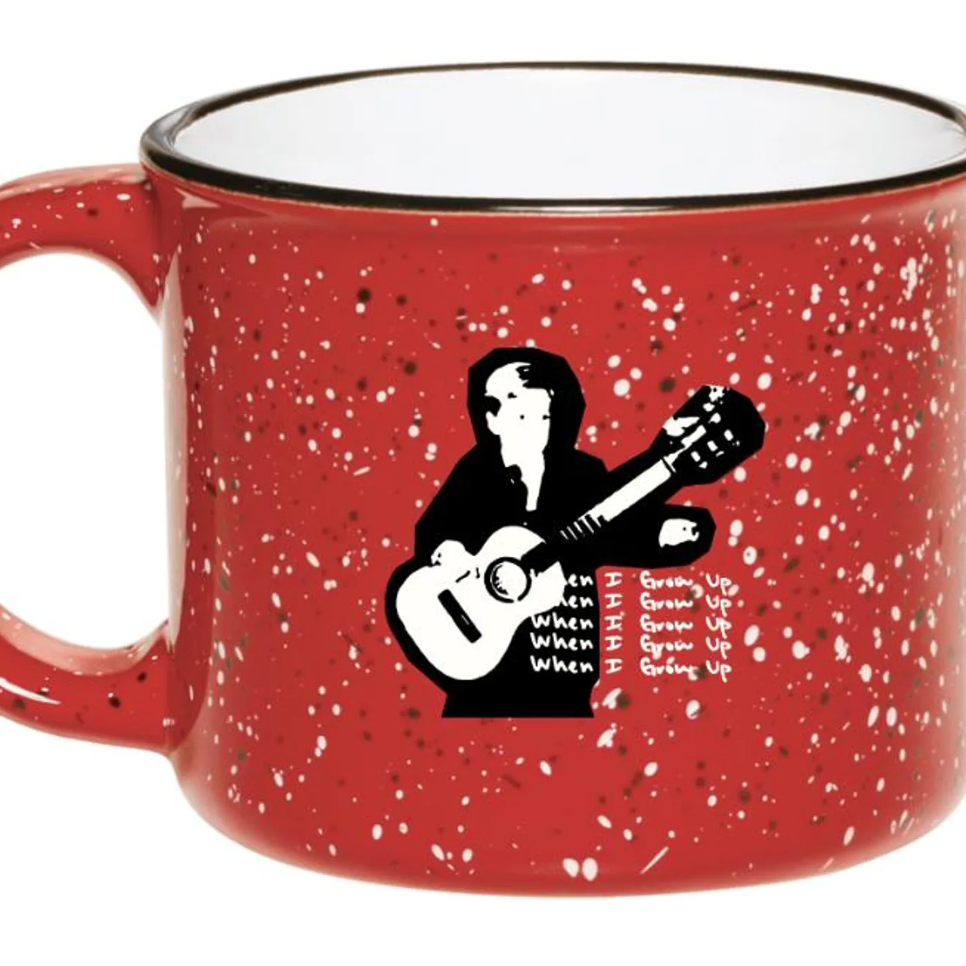 When I Grow Up - Red Ceramic Campfire Mug - Nathan Thomas