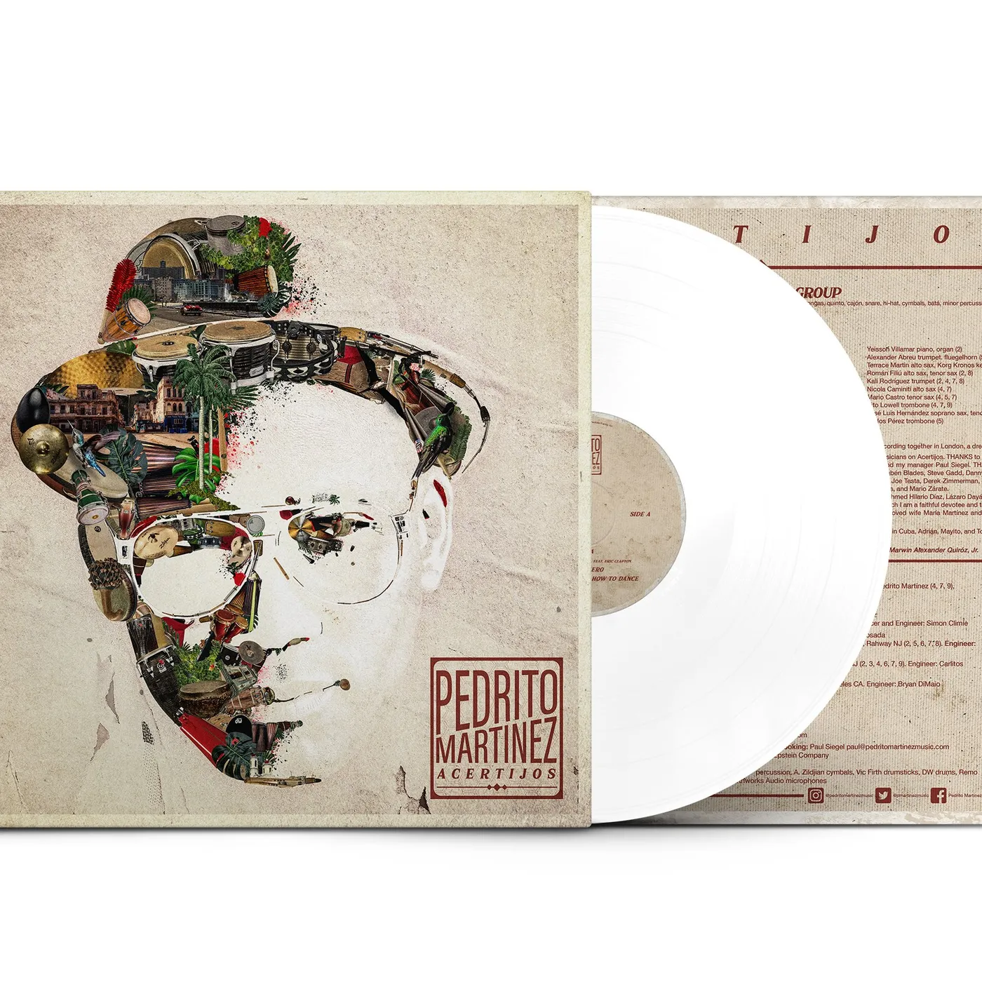 PEDRITO MARTINEZ - 'ACERTIJOS' LIMITED EDITION WHITE VINYL