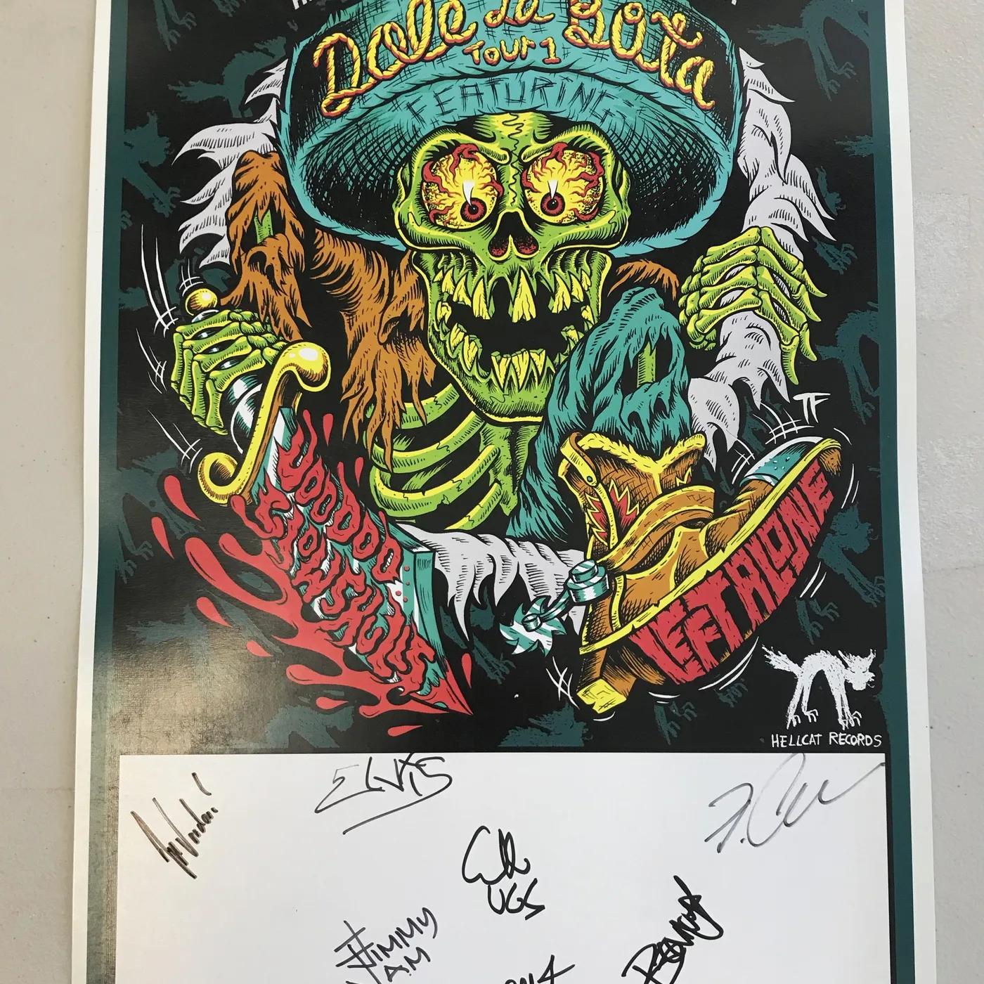 Left Alone / Voodoo Glow Skulls Tour Poster