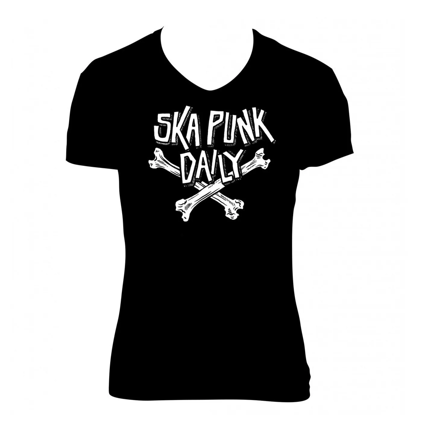 Road Dog Merch Ska Punk Daily "X Bones" Shirt (Woman)