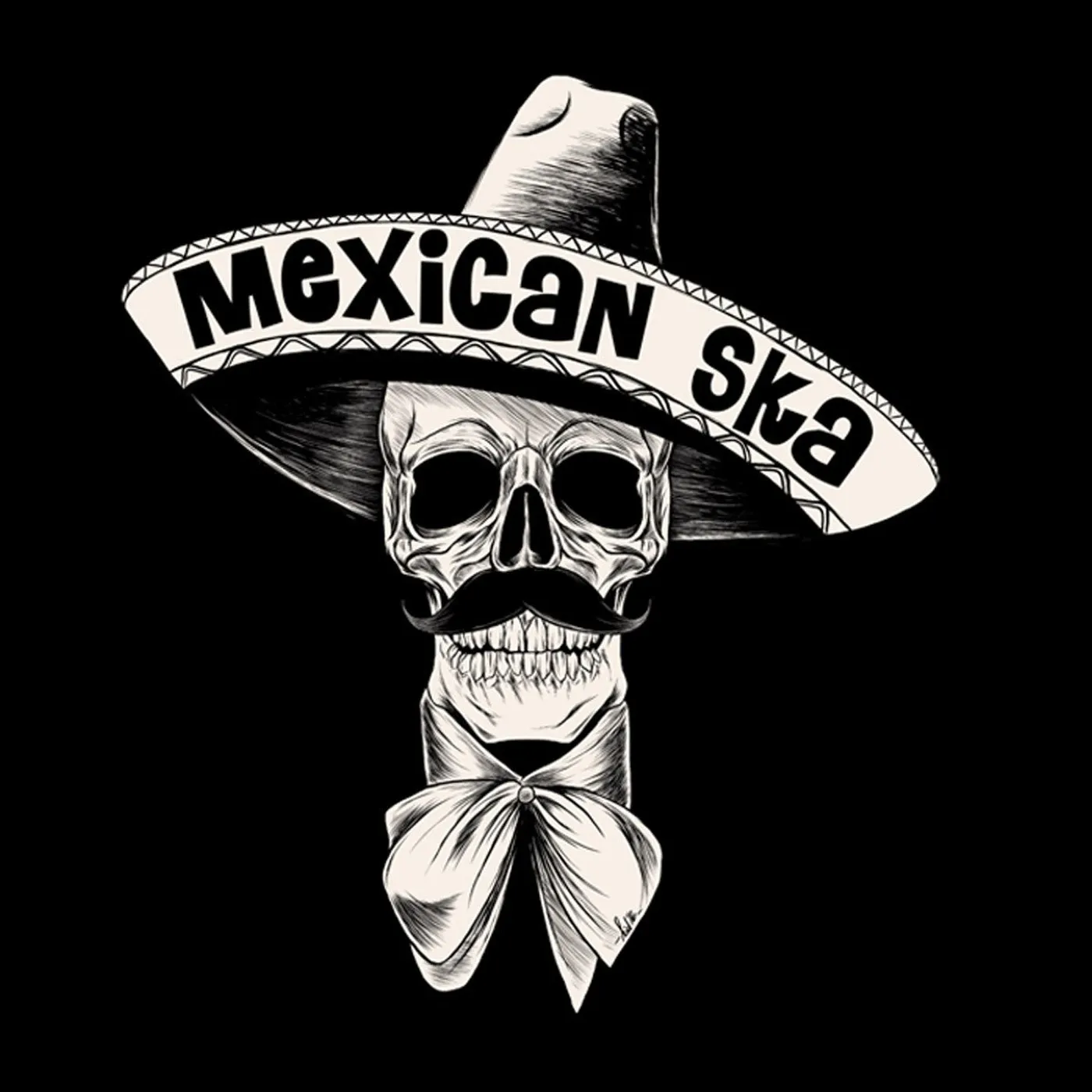 Smelvis Records "Mexican Ska Skull" Shirt