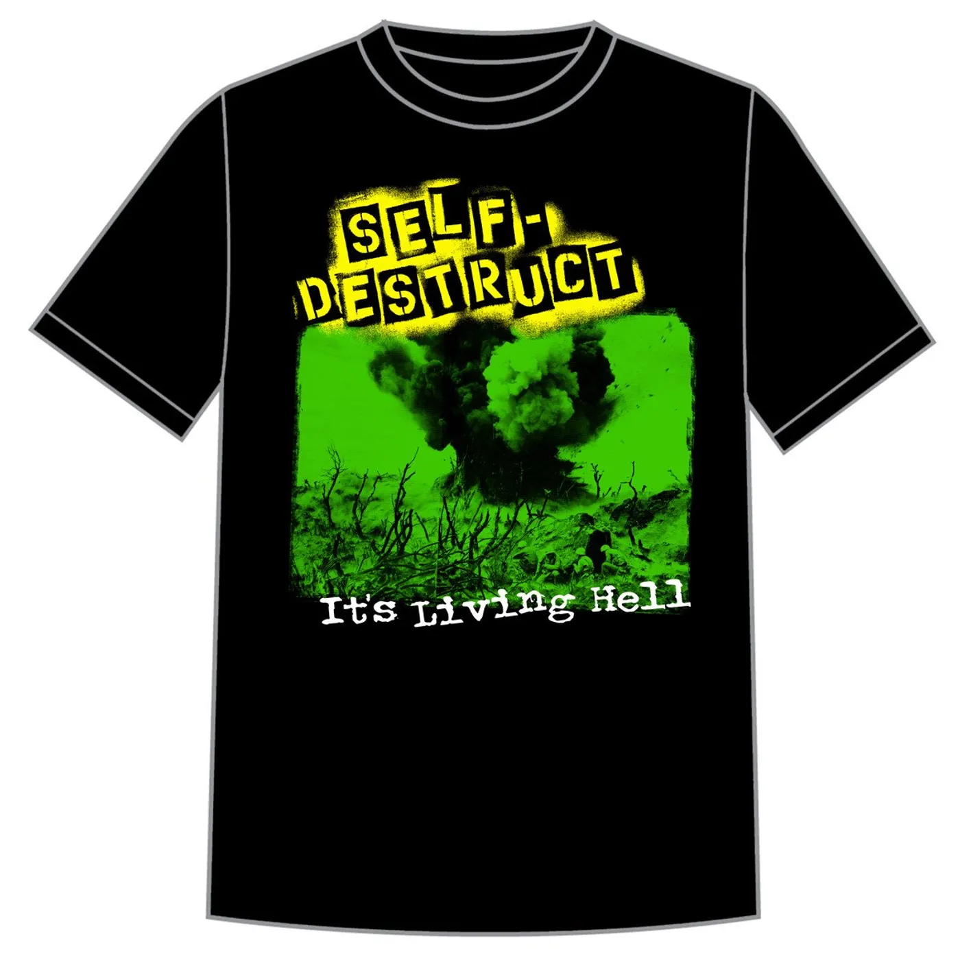 Self Destruct "Its a Living Hell" Shirt