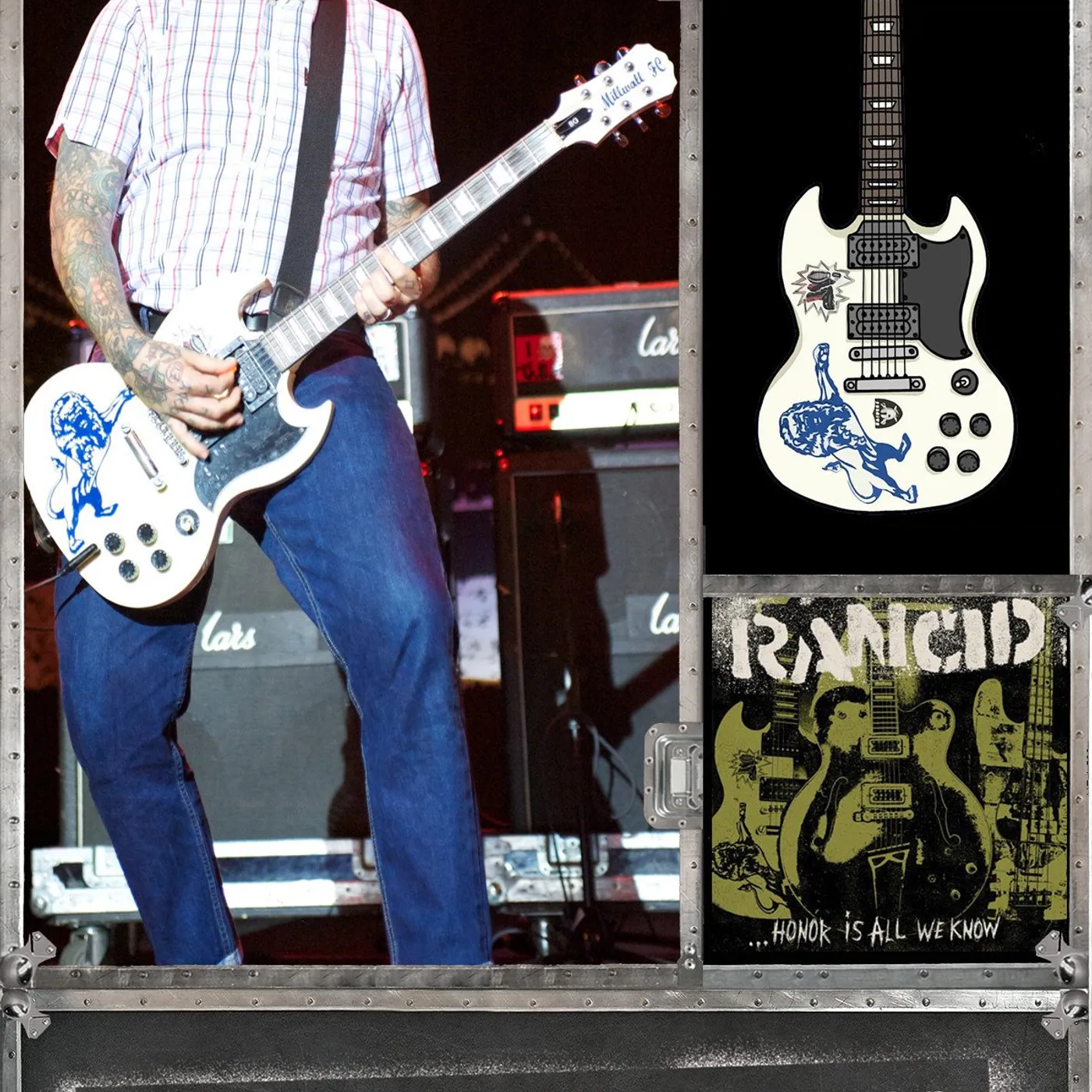 Lars Frederiksen and the Bastards "Millwall" Punk Guitar Pin Series #2
