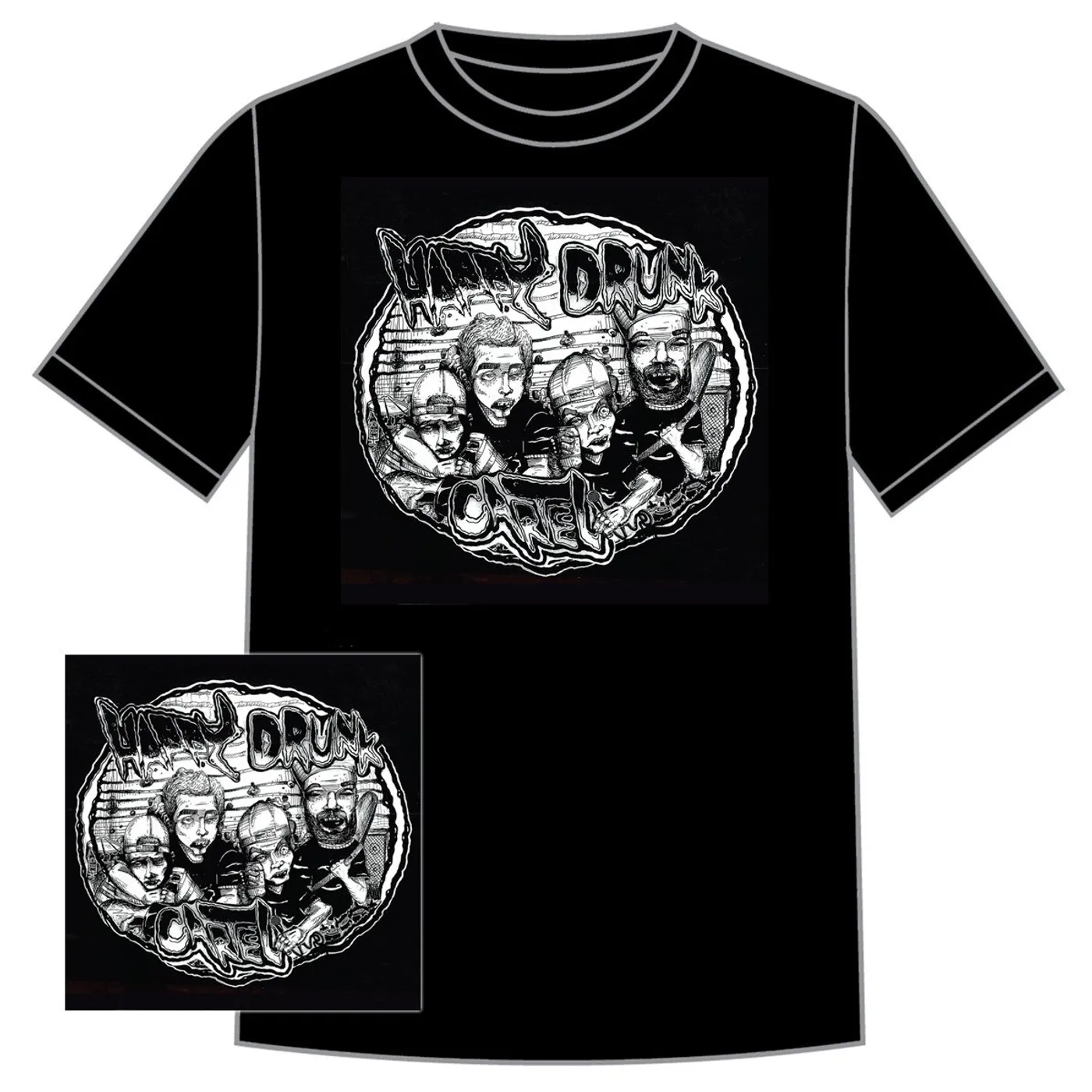 Happy Drunk Cartel "Cover"  CD/Shirt Bundle