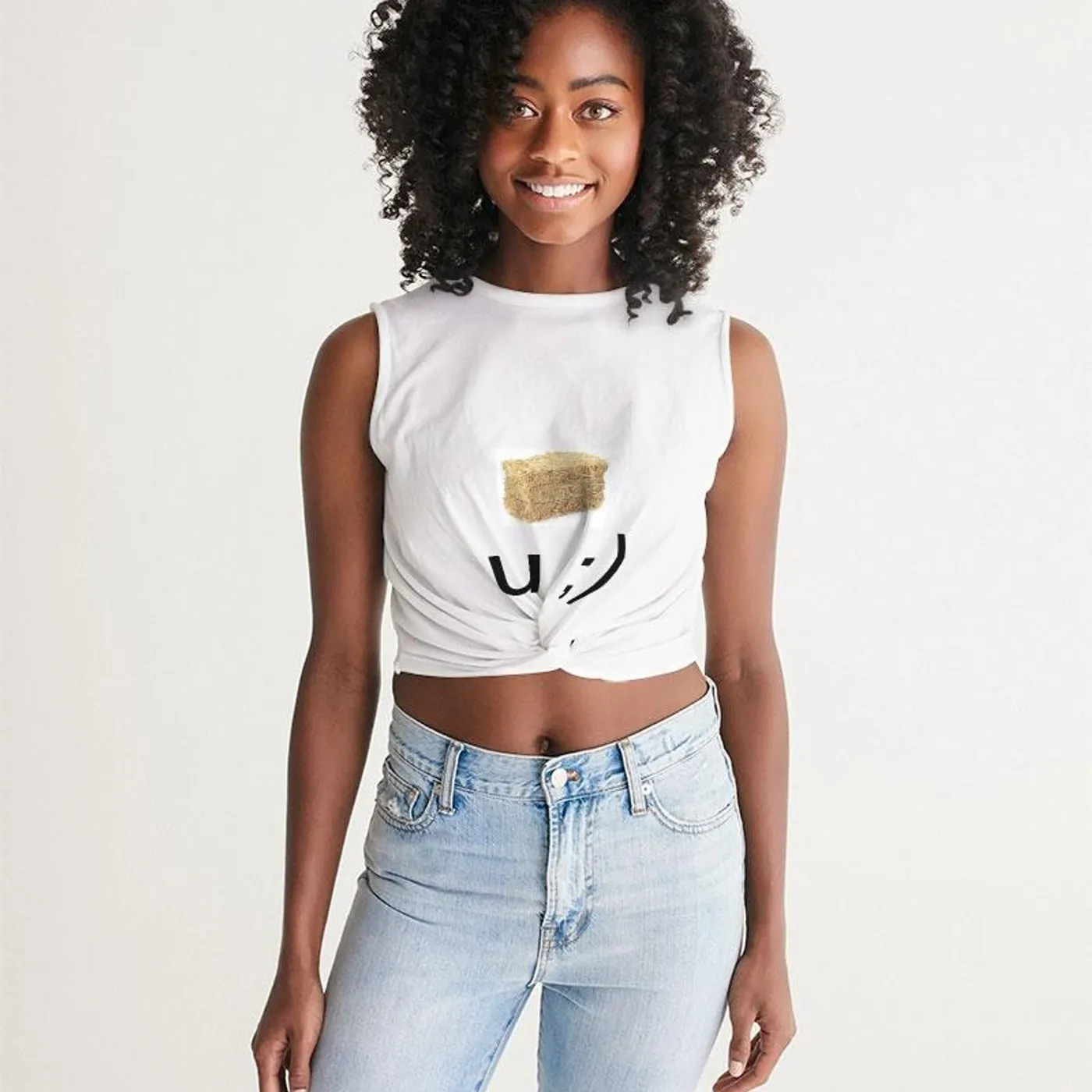 TFMOM Hai Fam. Women's Twist-Front Tank
