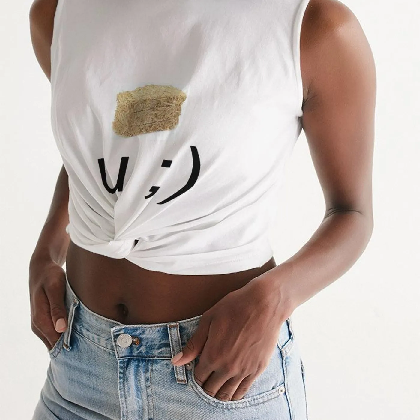 TFMOM Hai Fam. Women's Twist-Front Tank