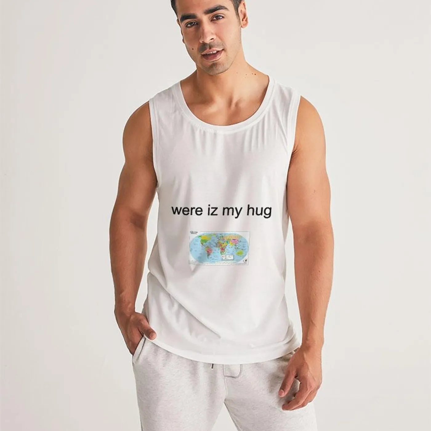 TFMOM Where's My HUG Men's Sports Tank